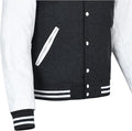 Black & White Varsity Jacket – Classic Wool & Leather Letterman | Livra Jackets – Genuine Leather Jacket | Livra Jackets