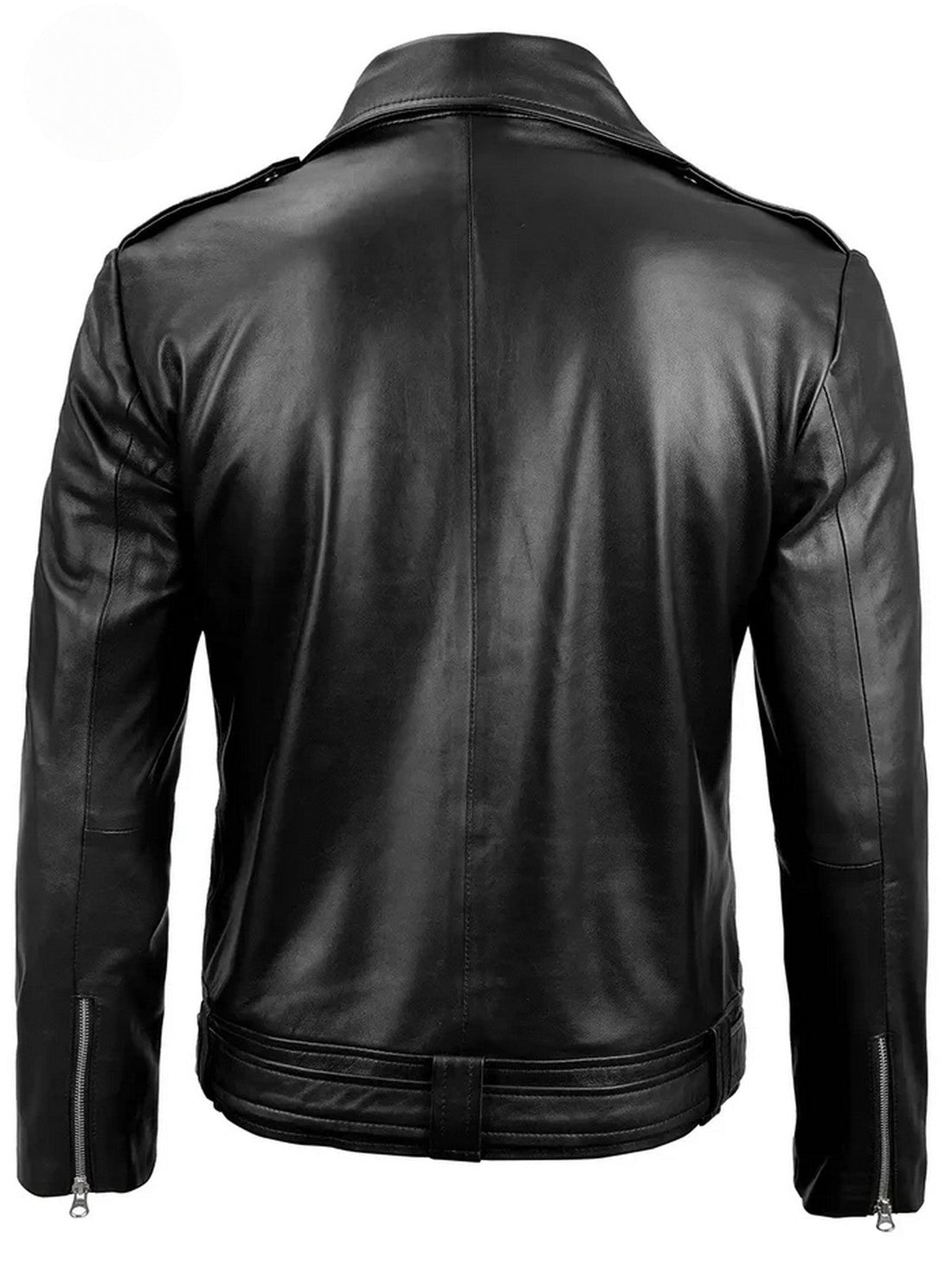 Men’s Black Biker Leather Jacket – Slim Fit Motorcycle Style | Livra – Genuine Leather Jacket | Livra Jackets