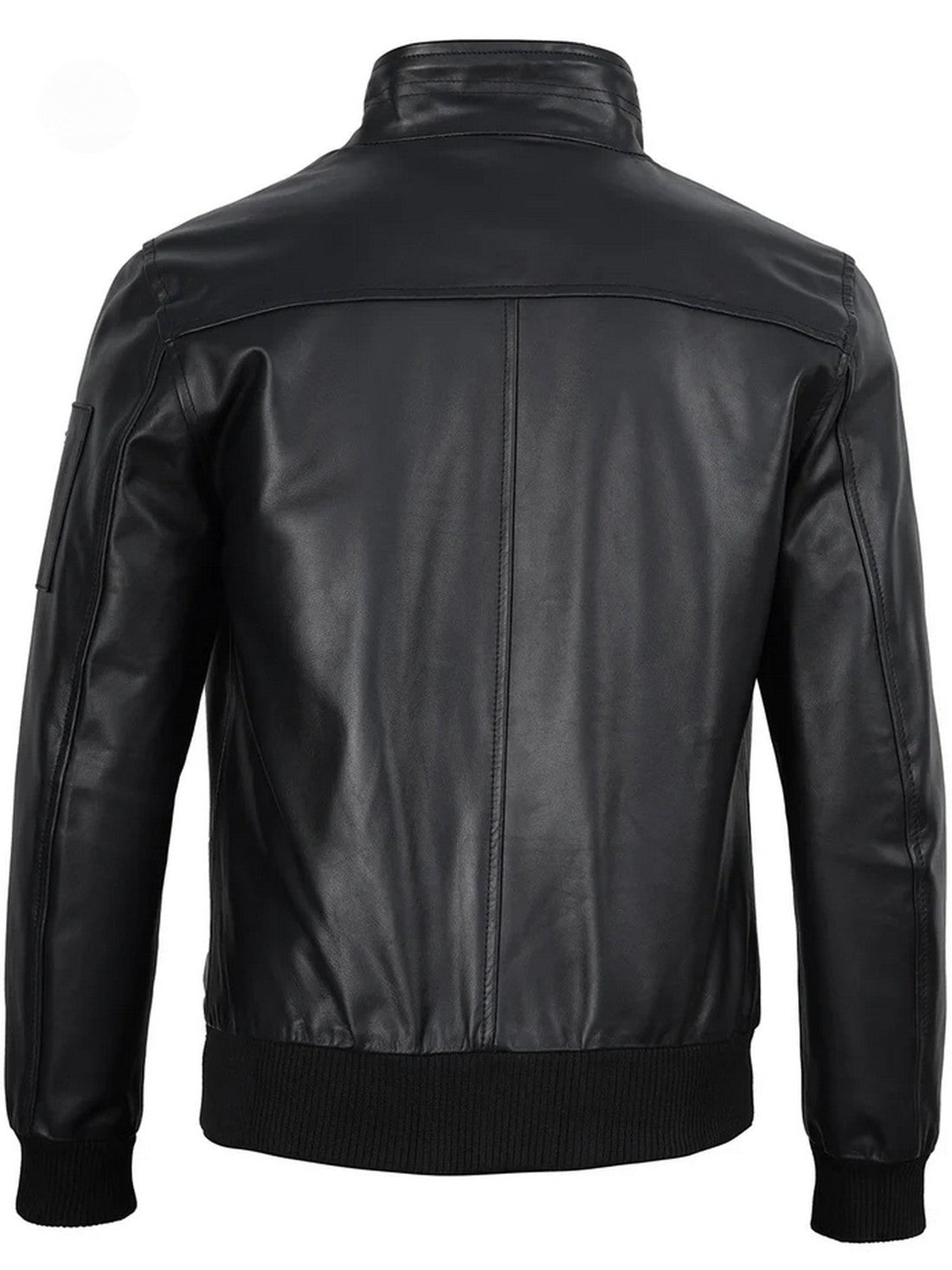 Men’s Black Bomber Leather Jacket – Classic Slim Fit Style | Livra Jackets – Genuine Leather Jacket | Livra Jackets