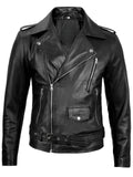 Men’s Black Leather Biker Jacket | Livra Jackets – Genuine Leather Jacket | Livra Jackets