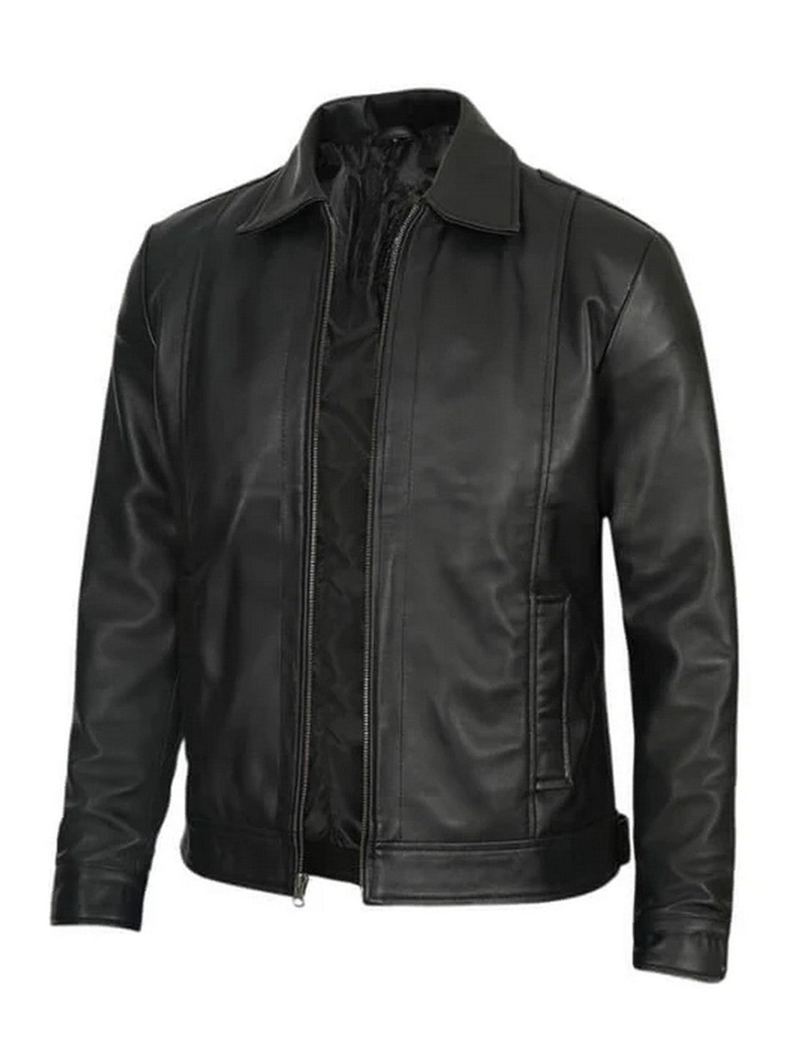 Men’s Black Leather Jacket – Classic Slim Fit Style | Livra Jackets – Genuine Leather Jacket | Livra Jackets