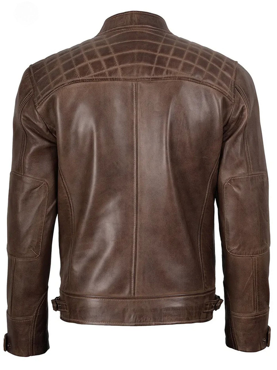 Men’s Brown Leather Jacket – Classic Slim Fit Moto Style | Livra Jackets – Genuine Leather Jacket | Livra Jackets