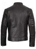 Men’s Dark Brown Café Racer Leather Jacket – Livra Jackets – Genuine Leather Jacket | Livra Jackets