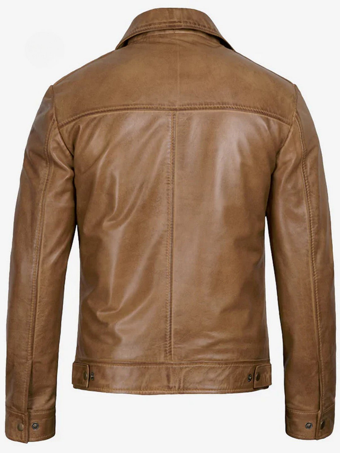 Men’s Tan Leather Jacket – Slim Fit Classic Style | Livra Jackets – Genuine Leather Jacket | Livra Jackets