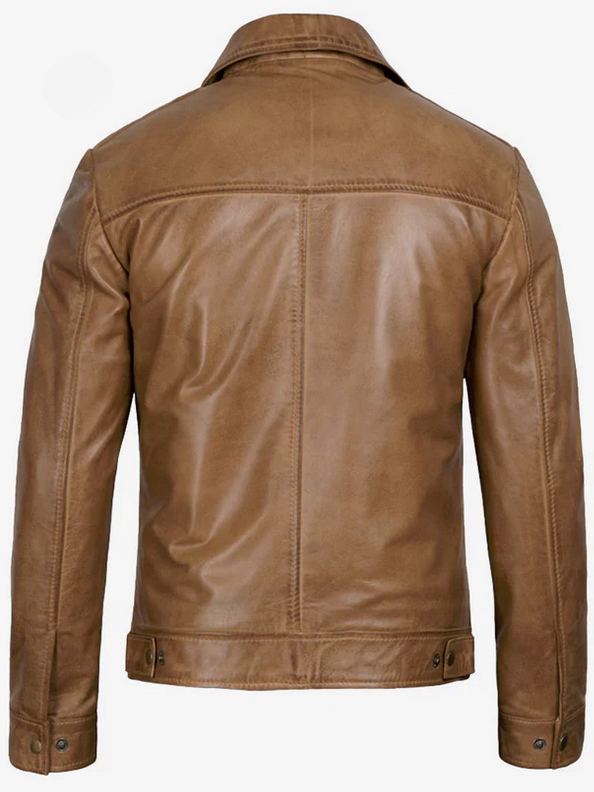 Men’s Tan Leather Jacket – Slim Fit Classic Style | Livra Jackets – Genuine Leather Jacket | Livra Jackets