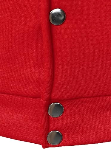 Red & White Hooded Varsity Jacket – Baseball Letterman | Livra Jackets – Genuine Leather Jacket | Livra Jackets