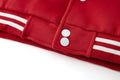 Red & White Varsity Jacket – Classic Baseball Letterman | Livra Jackets – Genuine Leather Jacket | Livra Jackets