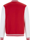Red & White Varsity Jacket – Classic Baseball Letterman | Livra Jackets – Genuine Leather Jacket | Livra Jackets