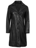 Women’s Black Leather Car Coat – Genuine 3/4 Length Leather | Livra Jackets – Genuine Leather Jacket | Livra Jackets
