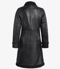 Women’s Black Shearling Leather Coat – Winter Long Warm Wear | Livra Jackets – Genuine Leather Jacket | Livra Jackets