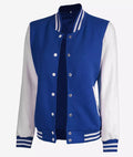 Women’s Blue Varsity Jacket – Side Angle