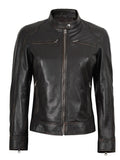 Women’s Dodge Rub Off Brown Vintage Leather Jacket – Real Leather | Livra Jackets – Genuine Leather Jacket | Livra Jackets
