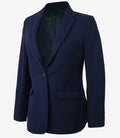 Women’s Navy Wool Blazer – Classic Single - Breasted Slim Fit Jacket | Livra Jackets – Genuine Leather Jacket | Livra Jackets